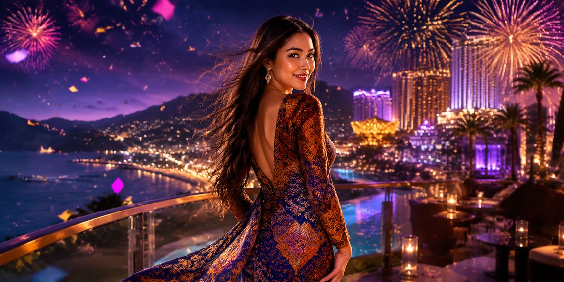 Suasana pertaruhan jackpot bergaya batik di Genting Highlands