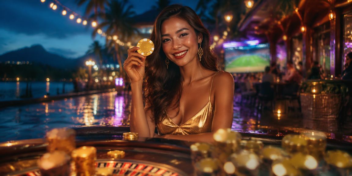 Permainan roulette kasino langsung sempena percutian di Langkawi