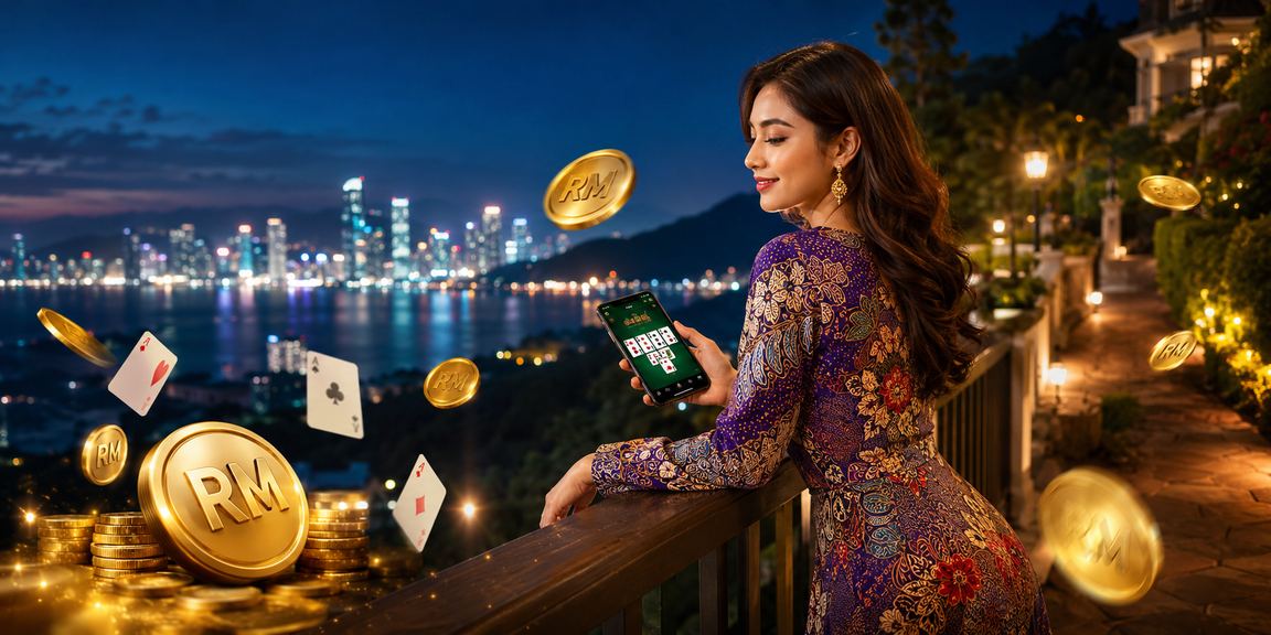 Pemain Malaysia bermain rummy selepas log masuk ke platform 808fubo